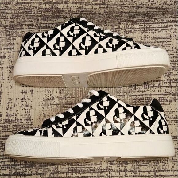 Amazon.com | KARL LAGERFELD Paris Women Karl Lagerfeld Paris Logo Sneakers – Women Size 8½ M  – Stylish & Rare